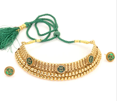 Maharashtrian Premium Bridal Choker Necklace Set